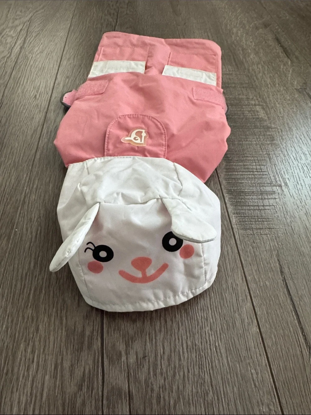 Pink Hooded Dog Coat with Pocket - size XSmall Rain Jacket